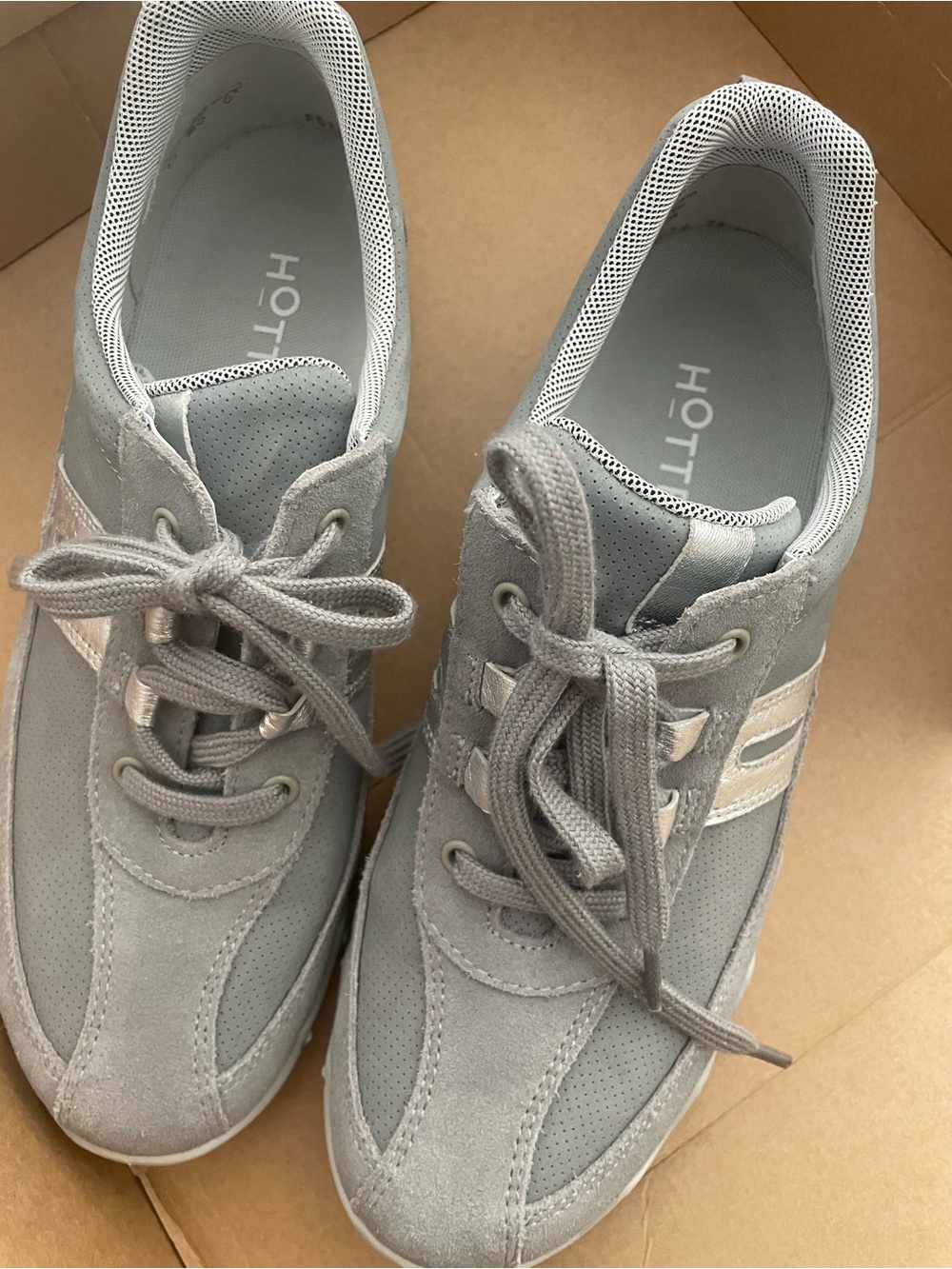 Hotter Leanne || Shell Grey sneakers - Picture 10 of 10